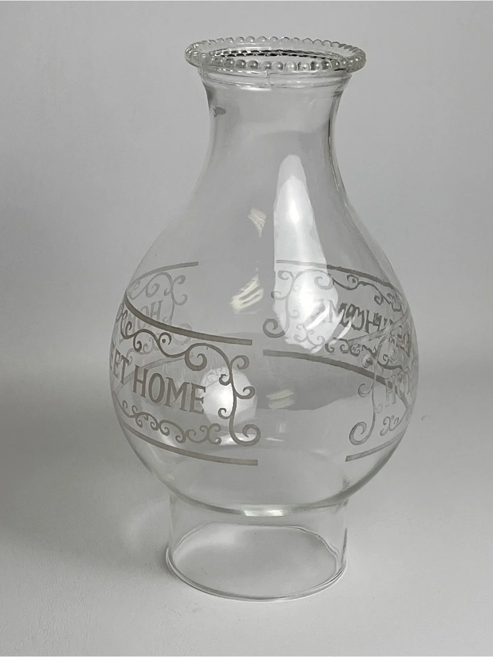 Home Sweet Home Borosilicate Kerosene Oil Lamp Chimney 3” x 8 3/4” - Picture 3 of 12